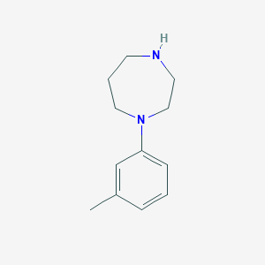 molecular formula C12H18N2 B11908977 1-(M-Tolyl)-1,4-diazepane 