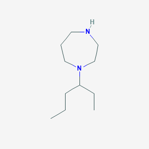 molecular formula C11H24N2 B11909003 1-(Hexan-3-yl)-1,4-diazepane 