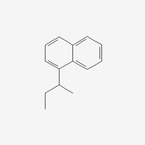 molecular formula C14H16 B11909079 Naphthalene, 1-(1-methylpropyl)- CAS No. 1680-58-6