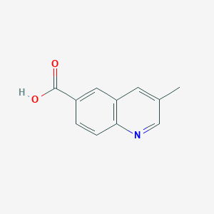 molecular formula C11H9NO2 B11909107 3-Methylquinoline-6-carboxylic acid 