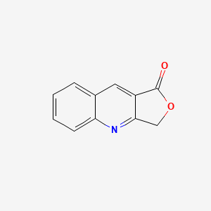 molecular formula C11H7NO2 B11909182 furo[3,4-b]quinolin-1(3H)-one CAS No. 4945-38-4