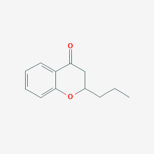 molecular formula C12H14O2 B11909190 2-Propylchroman-4-one CAS No. 62756-34-7
