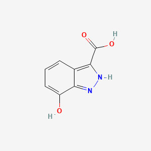 molecular formula C8H6N2O3 B11909205 7-Hydroxy-1H-indazole-3-carboxylic acid CAS No. 1337882-49-1