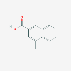 molecular formula C12H10O2 B11909222 1-Methylnaphthalene-3-carboxylic acid 
