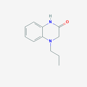molecular formula C11H14N2O B11909393 4-Propyl-3,4-dihydroquinoxalin-2(1H)-one 