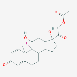 molecular formula C24H29FO6 B119094 Decoderm CAS No. 1255-35-2