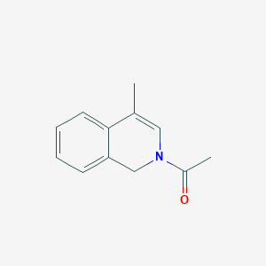 molecular formula C12H13NO B11909449 1-(4-Methylisoquinolin-2(1H)-yl)ethanone 