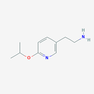 molecular formula C10H16N2O B11909452 2-(6-Isopropoxypyridin-3-yl)ethanamine 