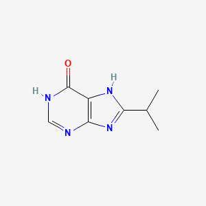 molecular formula C8H10N4O B11909484 8-Isopropyl-1H-purin-6(7H)-one 