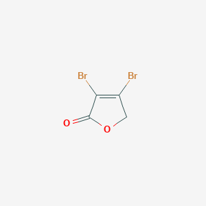 molecular formula C4H2Br2O2 B119096 3,4-二溴呋喃-2(5H)-酮 CAS No. 149418-41-7