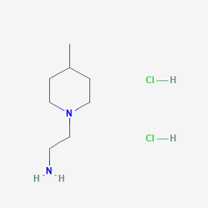 molecular formula C8H19ClN2 B11909698 2-(4-Methylpiperidin-1-yl)ethanamine hydrochloride CAS No. 300578-42-1