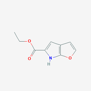 molecular formula C9H9NO3 B11909802 ethyl 6H-furo[2,3-b]pyrrole-5-carboxylate 