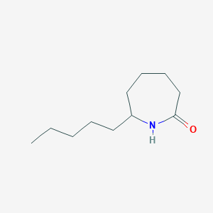 molecular formula C11H21NO B11909840 7-Pentylazepan-2-one CAS No. 84460-49-1