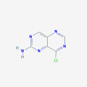 molecular formula C6H4ClN5 B11909861 8-Chloropyrimido[5,4-d]pyrimidin-2-amine CAS No. 1260850-64-3