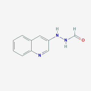 molecular formula C10H9N3O B11909937 N'-(Quinolin-3-yl)formohydrazide CAS No. 114165-03-6