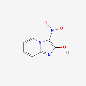 molecular formula C7H5N3O3 B11909943 3-Nitroimidazo[1,2-a]pyridin-2-ol CAS No. 62194-82-5