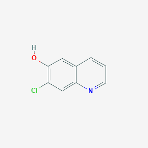 molecular formula C9H6ClNO B11909949 7-Chloroquinolin-6-ol 