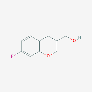 molecular formula C10H11FO2 B11909952 (7-Fluorochroman-3-YL)methanol 