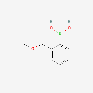 molecular formula C9H13BO3 B11909992 Methoxyethylbenzeneboronic acid, (+)- CAS No. 159752-39-3