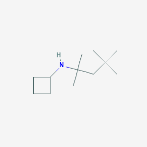 molecular formula C12H25N B11910047 N-(2,4,4-trimethylpentan-2-yl)cyclobutanamine 