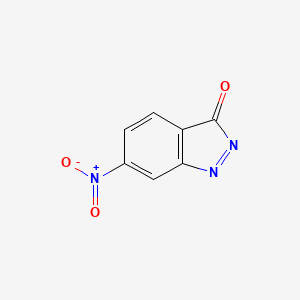 molecular formula C7H3N3O3 B11910095 6-Nitro-3H-indazol-3-one CAS No. 61976-44-1