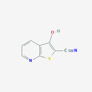 molecular formula C8H4N2OS B119101 3-Hydroxythieno[2,3-b]pyridine-2-carbonitrile CAS No. 152524-01-1