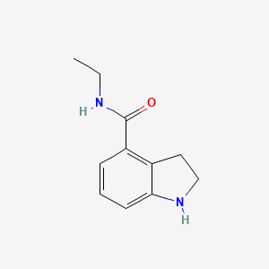 molecular formula C11H14N2O B11910166 N-Ethylindoline-4-carboxamide 