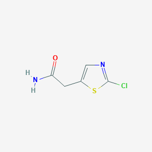 molecular formula C5H5ClN2OS B11910194 2-(2-Chlorothiazol-5-yl)acetamide 
