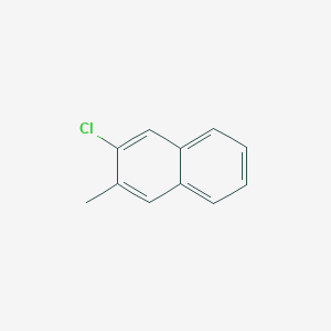molecular formula C11H9Cl B11910210 2-Chloro-3-methylnaphthalene CAS No. 62956-38-1