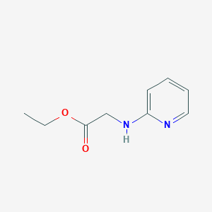 molecular formula C9H12N2O2 B11910283 Ethyl 2-(pyridin-2-ylamino)acetate CAS No. 53051-79-9