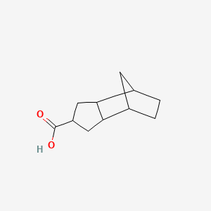 molecular formula C11H16O2 B11910464 Octahydro-4,7-methano-1H-indene-2-carboxylic acid CAS No. 40252-86-6
