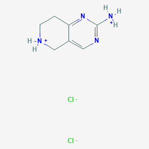 molecular formula C7H12Cl2N4 B119105 5,6,7,8-四氢吡啶并[4,3-d]嘧啶-2-胺二盐酸盐 CAS No. 157327-50-9