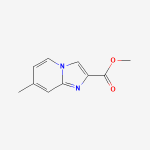 molecular formula C10H10N2O2 B11910505 Methyl 7-methylimidazo[1,2-a]pyridine-2-carboxylate 