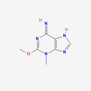 molecular formula C7H9N5O B11910507 2-Methoxy-3-methyl-3H-purin-6-amine 