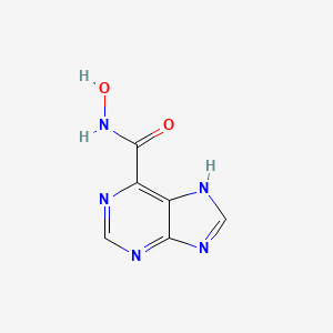 molecular formula C6H5N5O2 B11910528 N-hydroxy-7H-purine-6-carboxamide 