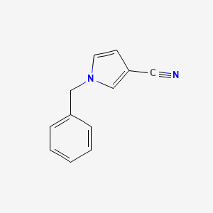 molecular formula C12H10N2 B11910578 1-Benzyl-1H-pyrrole-3-carbonitrile 