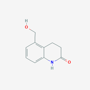 molecular formula C10H11NO2 B11910645 5-(hydroxymethyl)-3,4-dihydroquinolin-2(1H)-one 