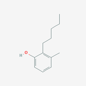 molecular formula C12H18O B11910695 o-n-Amyl-m-cresol 