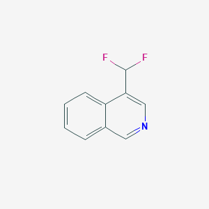 molecular formula C10H7F2N B11910742 4-(Difluoromethyl)isoquinoline 