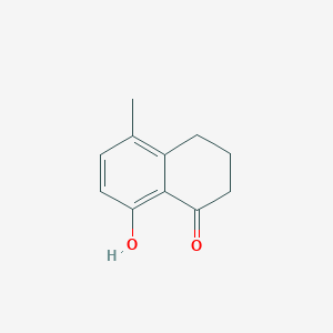 molecular formula C11H12O2 B11910797 8-Hydroxy-5-methyl-3,4-dihydronaphthalen-1(2H)-one CAS No. 19133-70-1