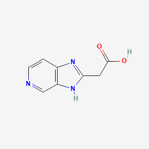 molecular formula C8H7N3O2 B11910823 2-(3H-imidazo[4,5-c]pyridin-2-yl)acetic acid CAS No. 933750-50-6