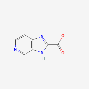 molecular formula C8H7N3O2 B11910854 Methyl 1H-imidazo[4,5-C]pyridine-2-carboxylate CAS No. 1199773-69-7