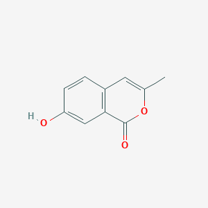 molecular formula C10H8O3 B11910905 7-Hydroxy-3-methyl-1H-2-benzopyran-1-one CAS No. 62252-23-7