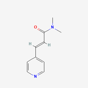 molecular formula C10H12N2O B11910991 (E)-N,N-Dimethyl-3-(pyridin-4-yl)acrylamide 
