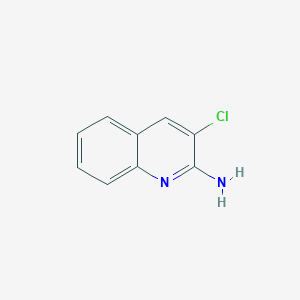 molecular formula C9H7ClN2 B11911006 3-Chloroquinolin-2-amine CAS No. 497829-97-7