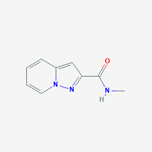 molecular formula C9H9N3O B11911073 N-methylpyrazolo[1,5-a]pyridine-2-carboxamide 