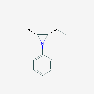 molecular formula C12H17N B11911074 (2S,3R)-2-Isopropyl-3-methyl-1-phenylaziridine 