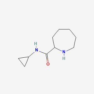 molecular formula C10H18N2O B11911090 N-cyclopropylazepane-2-carboxamide 