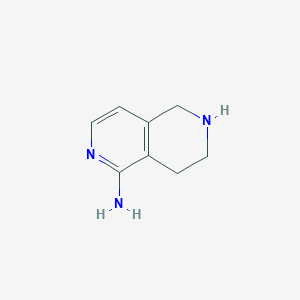 molecular formula C8H11N3 B119111 5,6,7,8-Tetrahydro-2,6-naphthyridin-1-amine CAS No. 601515-40-6