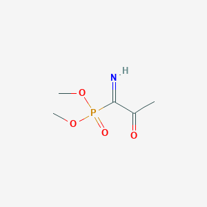 molecular formula C5H10NO4P B11911146 Dimethyl (2-oxopropanimidoyl)phosphonate 